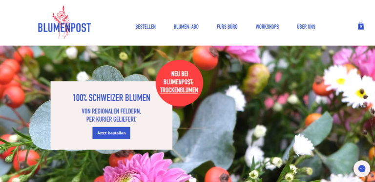 Blumenpost – die online Blumensträusse
