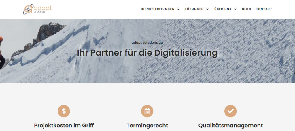 adapt solutions – optimiert Prozesse