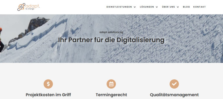 adapt solutions – optimiert Prozesse