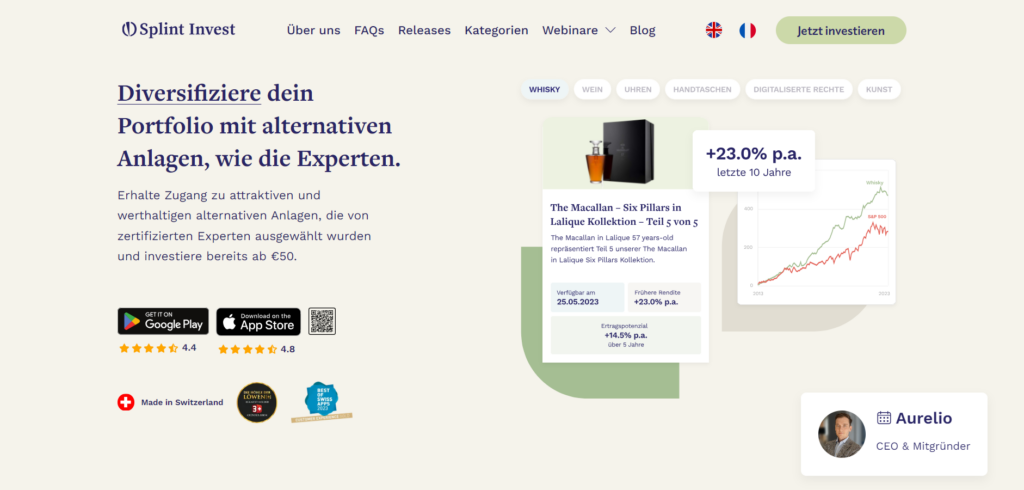 Splint Invest im Employer Portrait